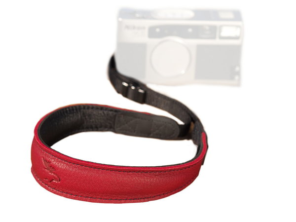 Eddycam 33mm Fashion -2- Kameragurt Schwarz/Rot 3315