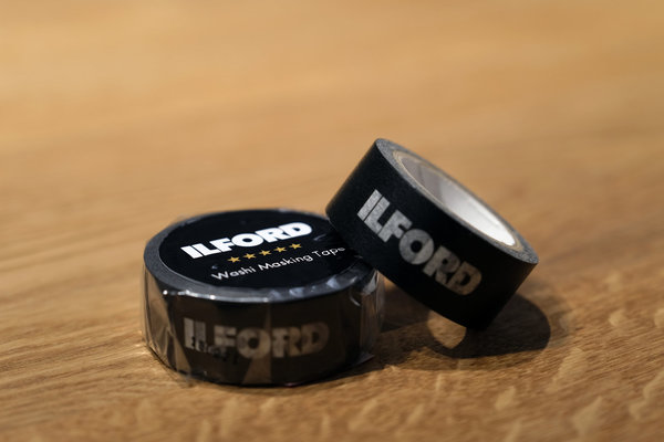 ILFORD GALERIE Washi Masking Tape Black 18mm x 10m