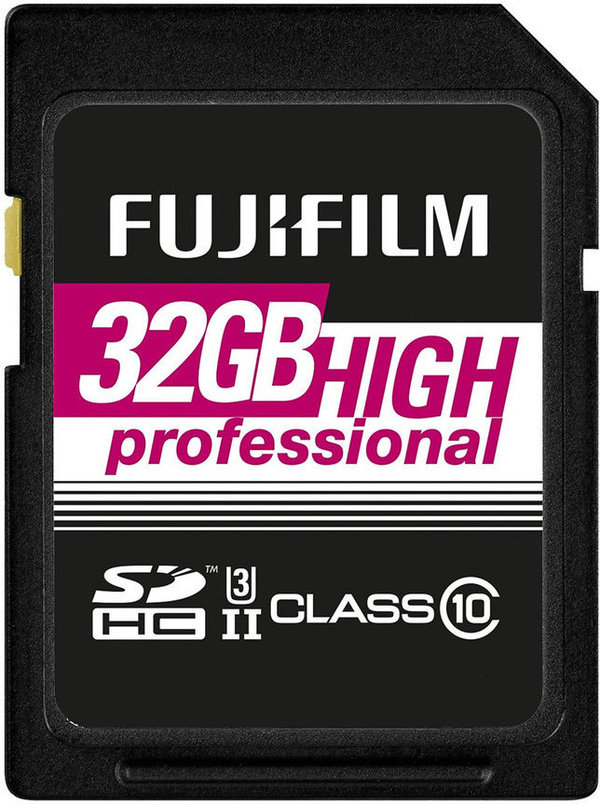 Fujifilm 32 GB SDHC-Speicherkarte bis zu 285 MB/Sek, UHS-II