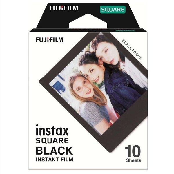 Fujifilm Instax 10 Aufnahmen Square Black