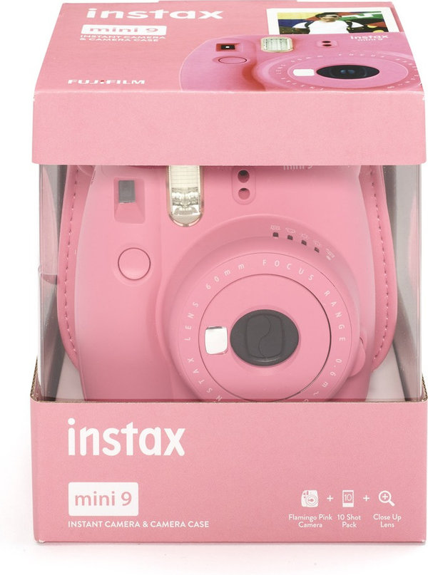 Letzte Chance: Fujifilm Instax Mini 9 Flamingo Pink inkl. Film