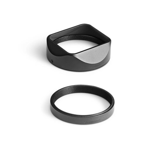 Vorbestellung: Squarehood MK III + Adapter Ring Kit Gegenlichtblende (FUJI X100 Series) schwarz