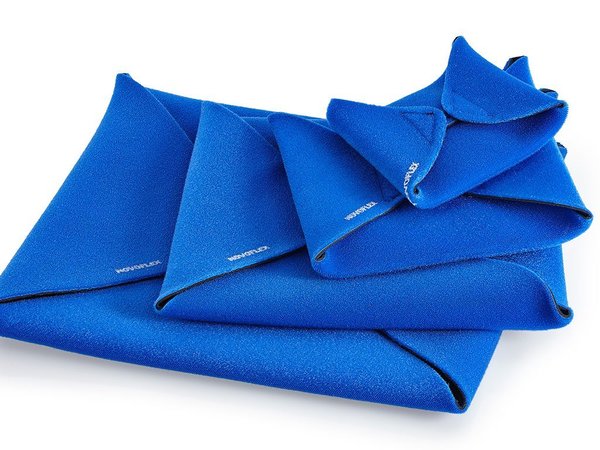 NOVOFLEX BLUE WRAPS – Einschlagtücher aus Neopren-Stretch